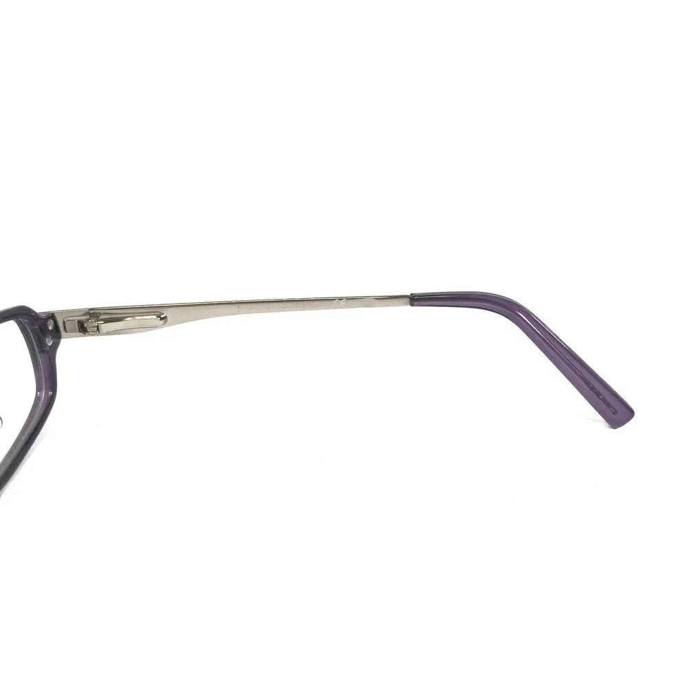 Gucci GG2576 Z4J Eyeglasses Frames Purple Silver Rectangular Full Rim 52-15-130